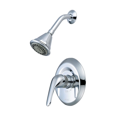 Pioneer Industries 1-Handle Shower Trim Set, Polished Chrome, Wall T-4LG300